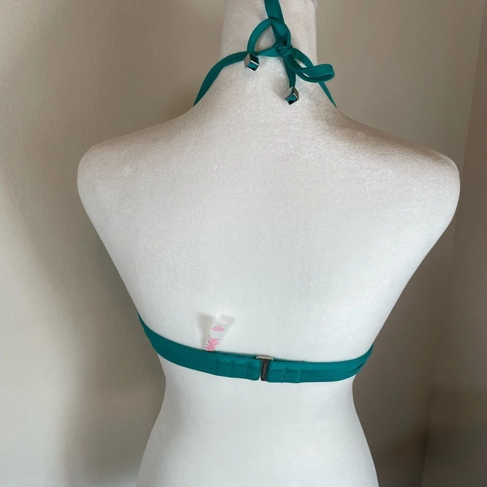 Victoria’s Secret Teal Halter Bikini Top